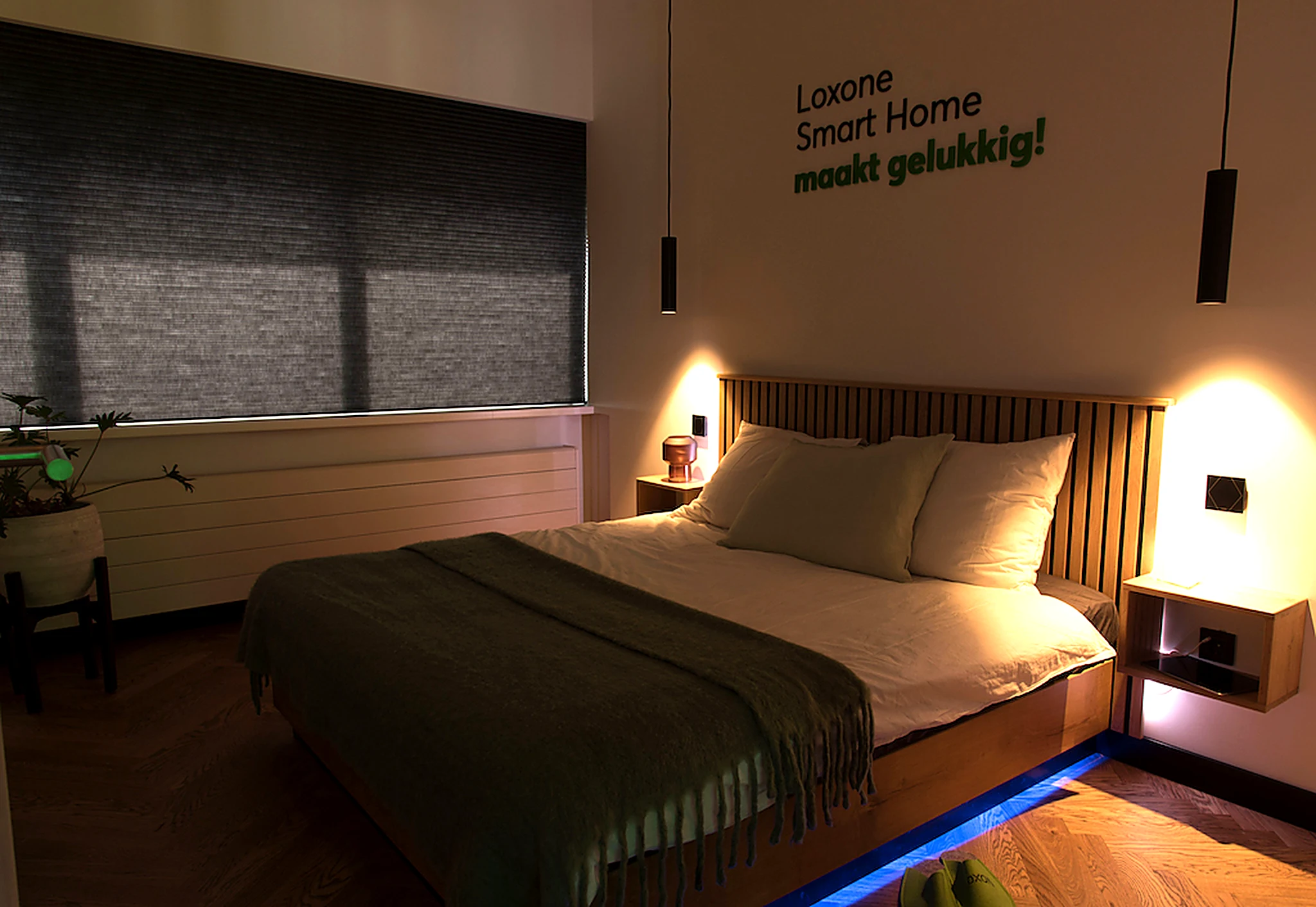 Slaapkamer van de demowoning