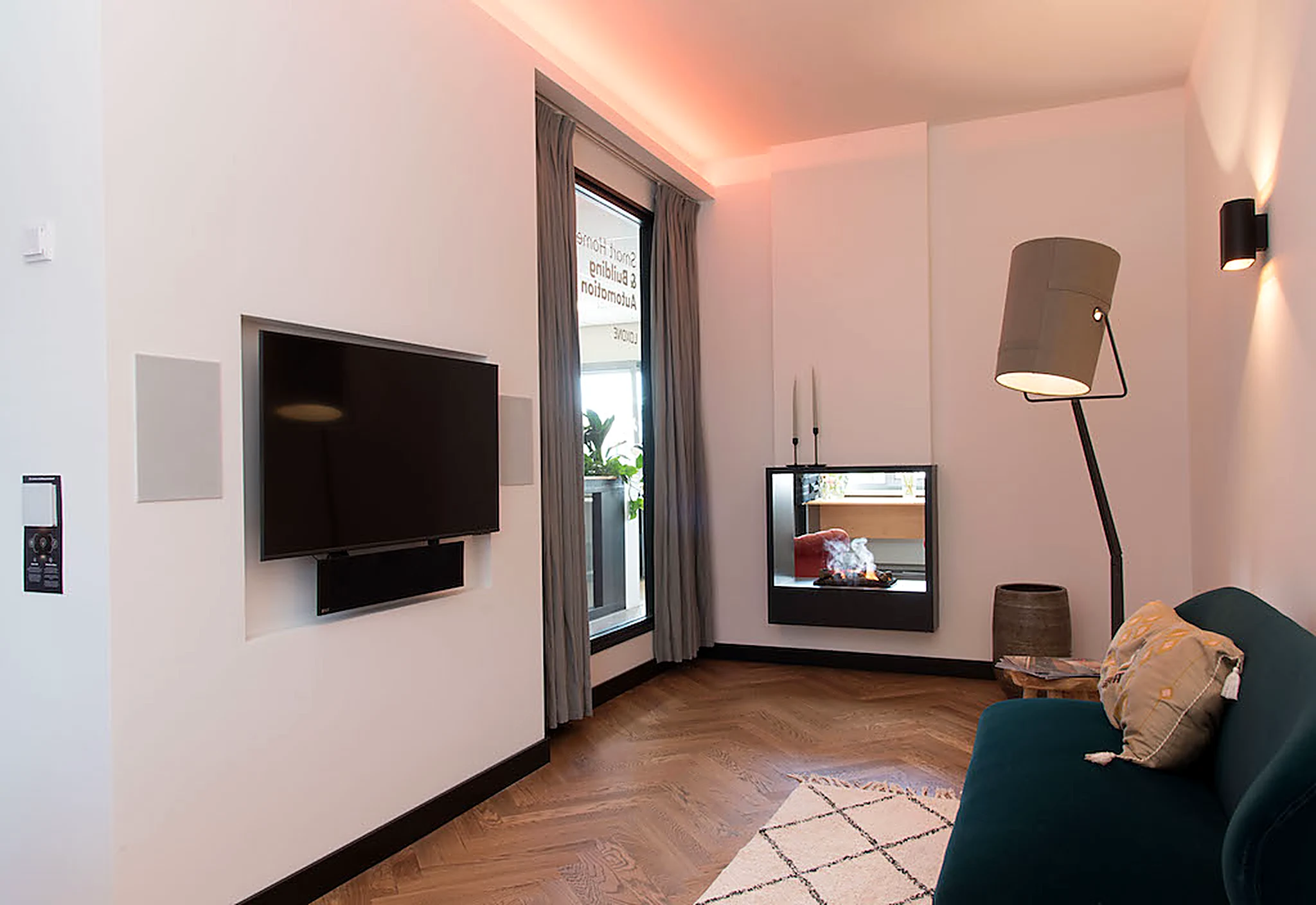 Woonkamer van de demowoning